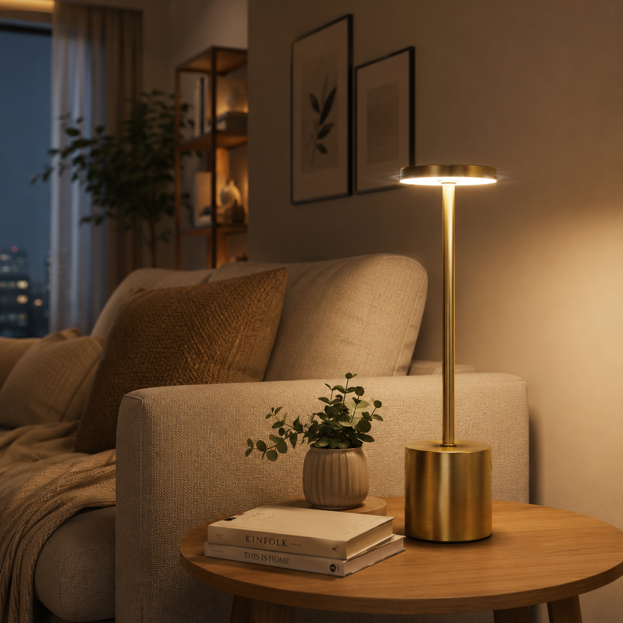 Cordless Touch Table Lamp | Luxury LED Ambient Light