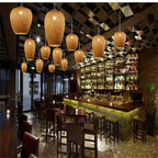 Eastern Living Wicker Chandelier Art Rattan And Bamboo Pendant Signature