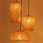 Eastern Living Wicker Chandelier Art Rattan And Bamboo Pendant Signature