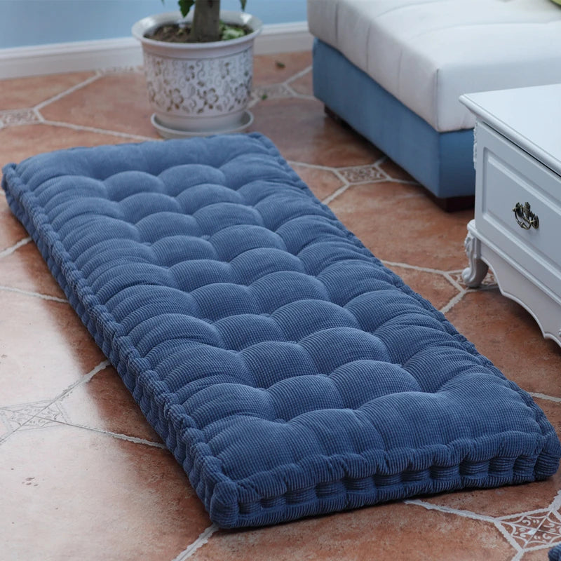 Xiao Qi Qi Corduroy Tatami Floor Cushion Elite Home Office