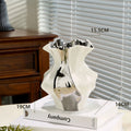 Artisan Black & White Ceramic Vase | Creative Luxury Home Décor