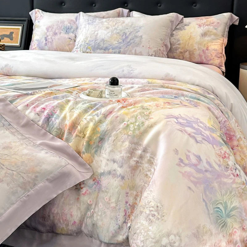 Lyocelluxe Floral Bedding Set Lyocell Collection Boutique