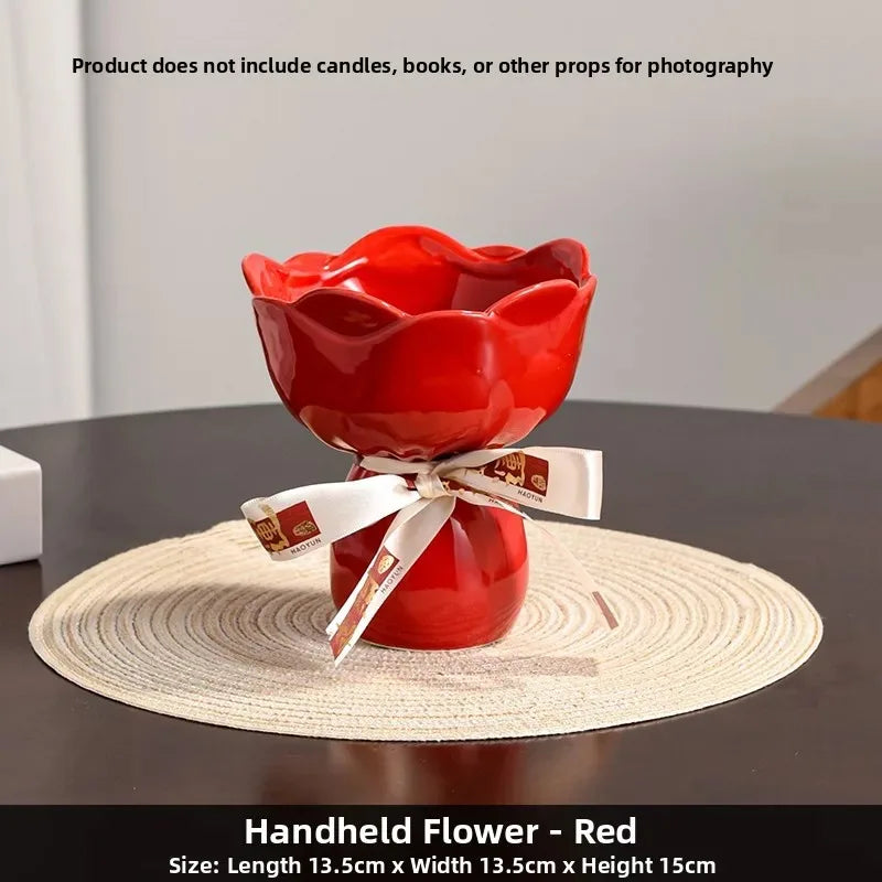 Ceramic Mood Vase | Luxury Porcelain Flower Vessel | Perfect Couple's Gift