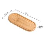 Elegant Bamboo Organizer Tray Set
