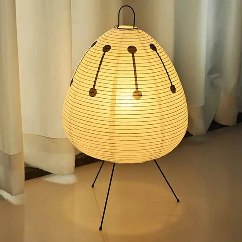 Elegant Japanese Paper Table Lamp