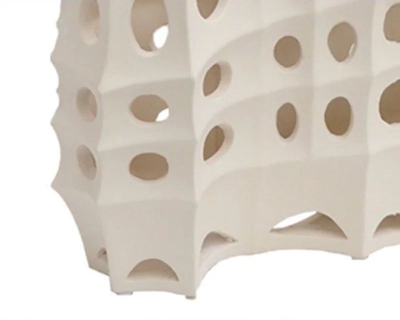Hollow Composite Art Vase | Large Open-Form Luxury Décor