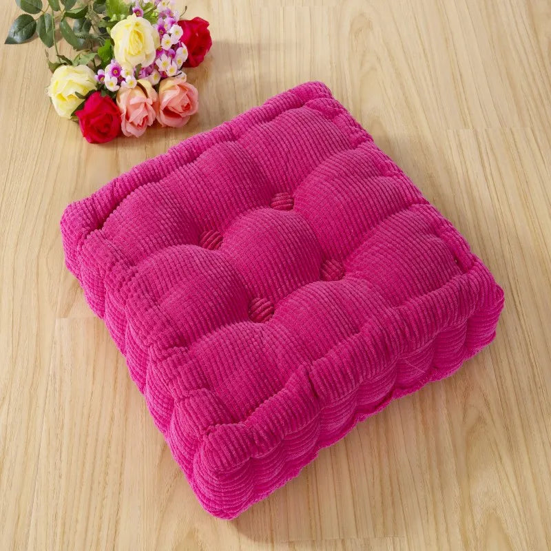 Xiao Qi Qi Corduroy Tatami Floor Cushion Elite Home Office