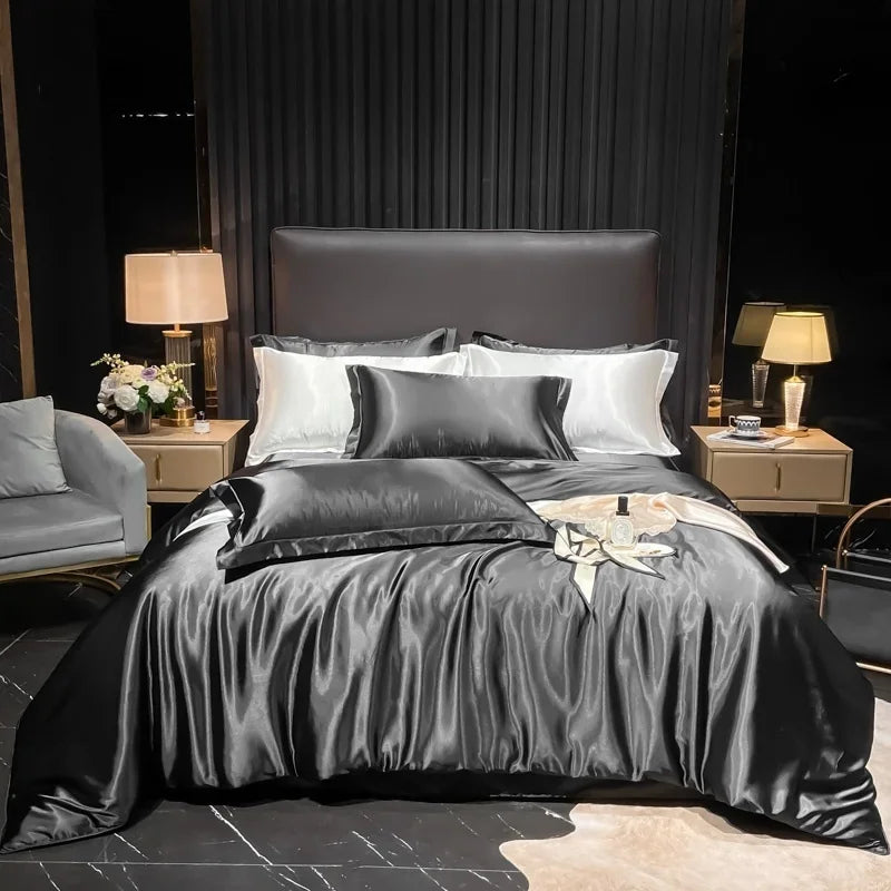 Lan Duo Mao Silk Blend Duvet Cover Set Mulberry Silk Edition