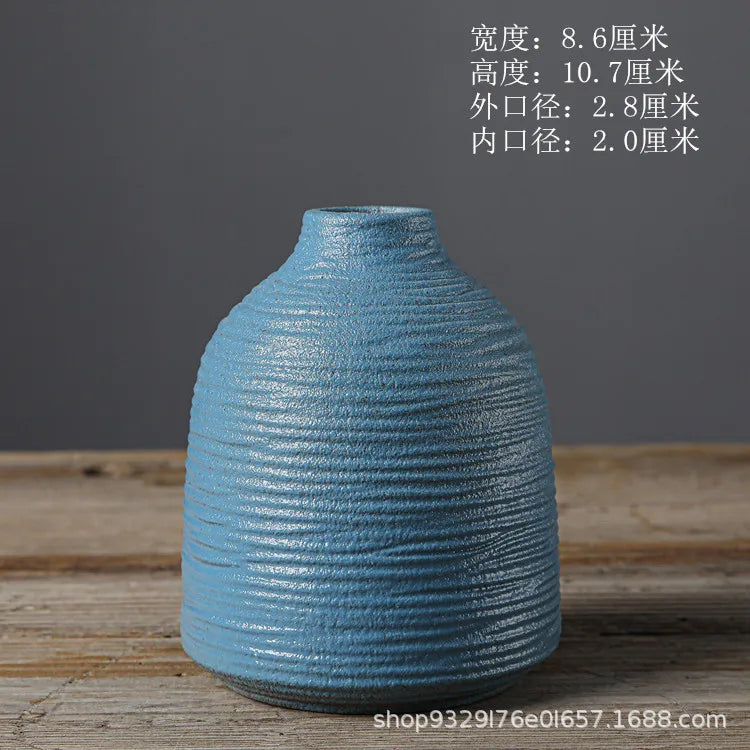 Abstract Terracotta Vase