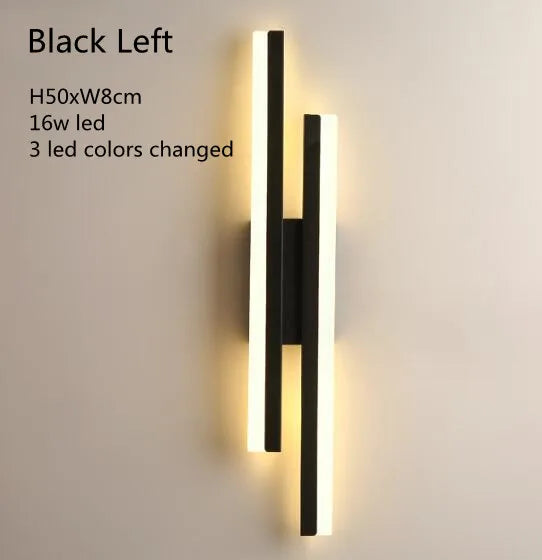Modern LED Wall Sconce | Dimmable Acrylic Wall Lamp for Bedroom & Living Room