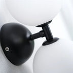 Double Headed LED G9 Wall Lamp Glass Black Gold Living Room Bedroom Decorative