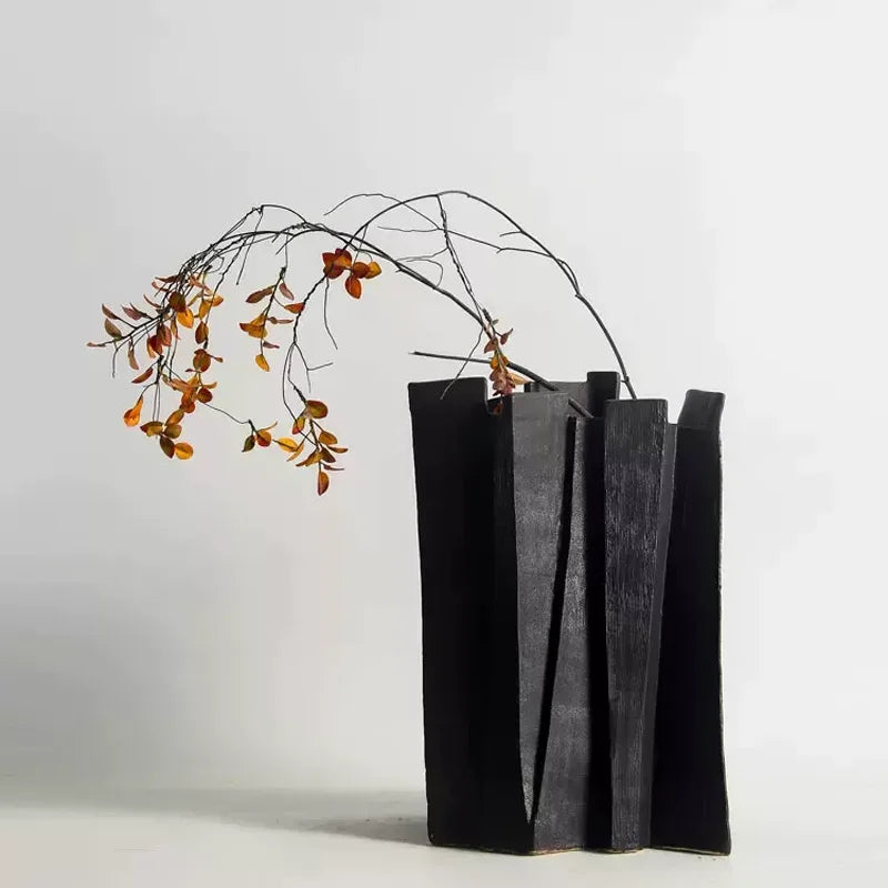 Irregular Sculptural Art Vase | Large Luxury Statement Décor