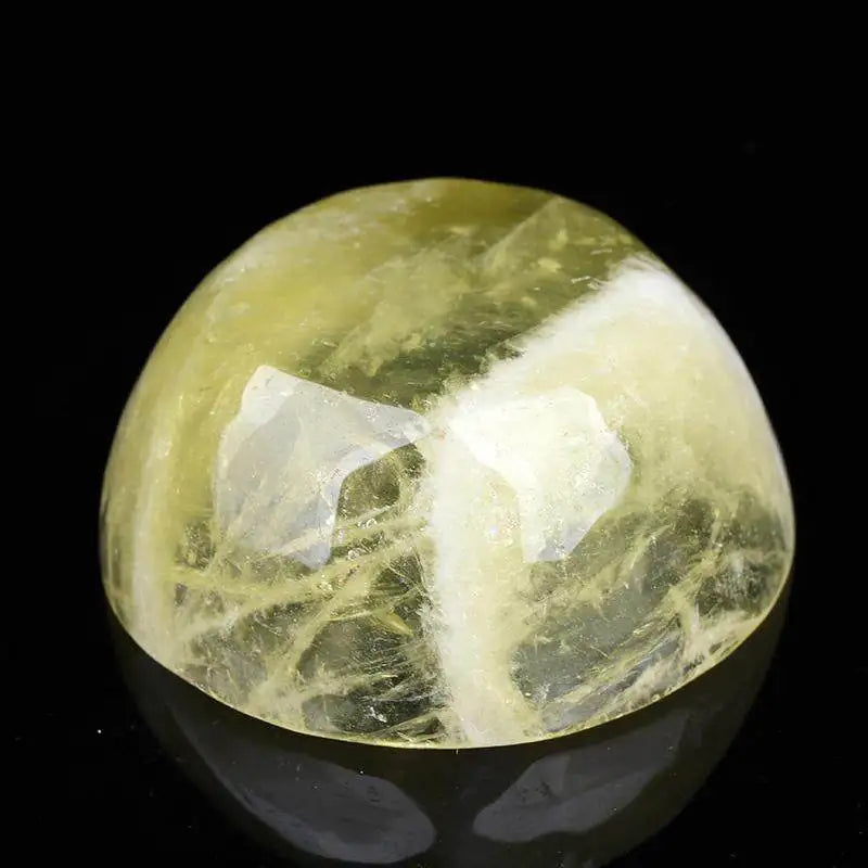 AmberLux Natural Yellow Crystal Stone Bowl Limited