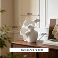 Sculptural Petal Porcelain Vase | Luxury Home Décor Statement Piece