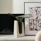 Antique Glass & Resin Luxury Vase | Heritage Statement Home Décor
