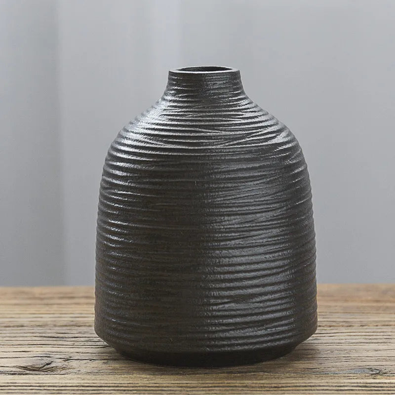 Abstract Terracotta Vase