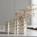 Hollow Composite Art Vase | Large Open-Form Luxury Décor