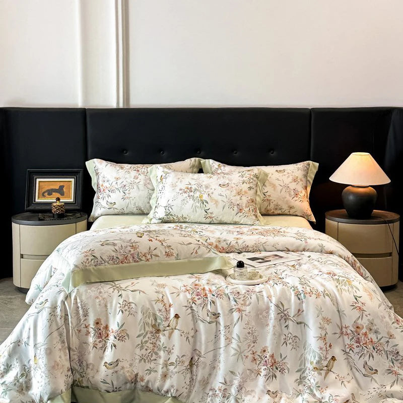 Lyocelluxe Floral Bedding Set Lyocell Collection Boutique