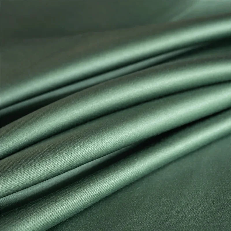 Cha Yu Paicn Natural Silk Fitted Sheet Double King Silk Twill Exclusive