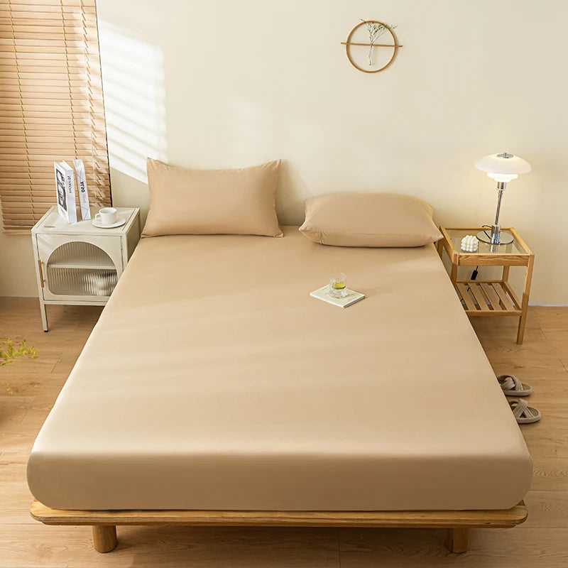 Cha Yu Waterproof Fitted Sheet Mattress Cover Polyester Cotton Blend Exclusive