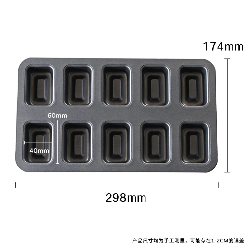 BritBake 8 Cavity Carbon Steel Madeleine Pan Limited