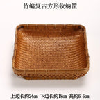 Elegant Bamboo Fruit Basket