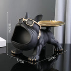 Chic Bulldog Storage Sculpture