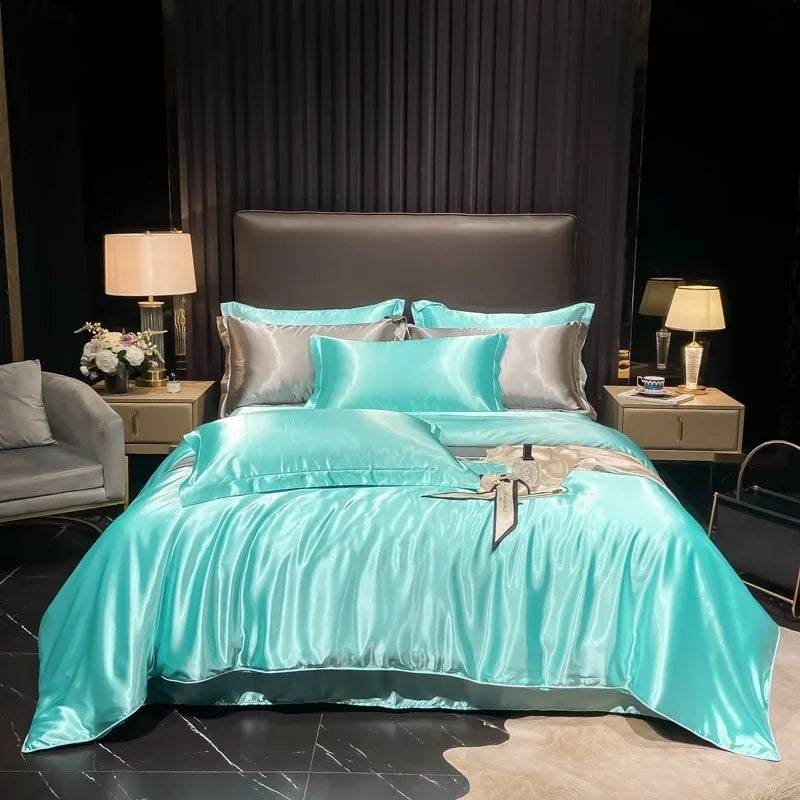 Lan Duo Mao Silk Blend Duvet Cover Set Mulberry Silk Edition