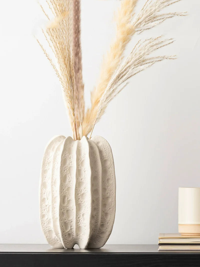 Minimalist White Porcelain Vase | Luxury Ceramic Home Décor