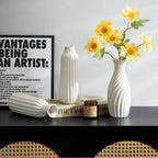 Pure White Ceramic Vase | Timeless Minimalist Home Décor