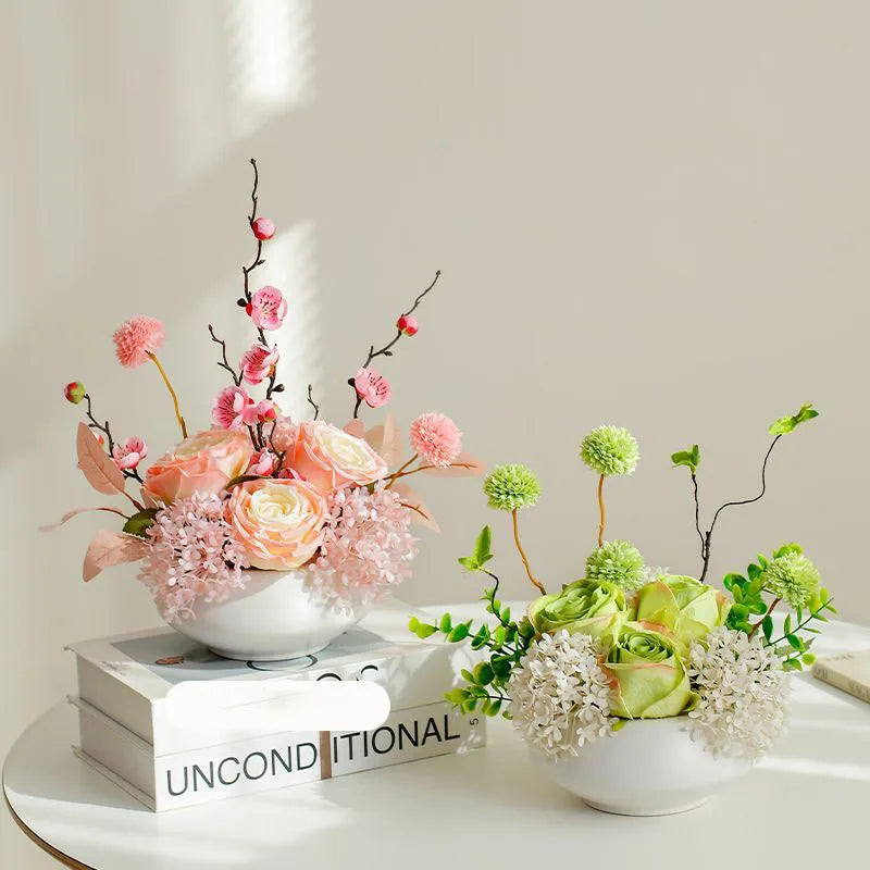 Sculptural Ceramic Vase Set | Luxury Home Décor Ornament