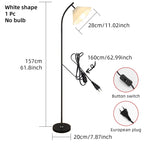 Elegant Pleated Floor Lamp