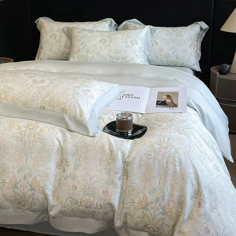 Lyocelluxe Floral Bedding Set Lyocell Collection Boutique