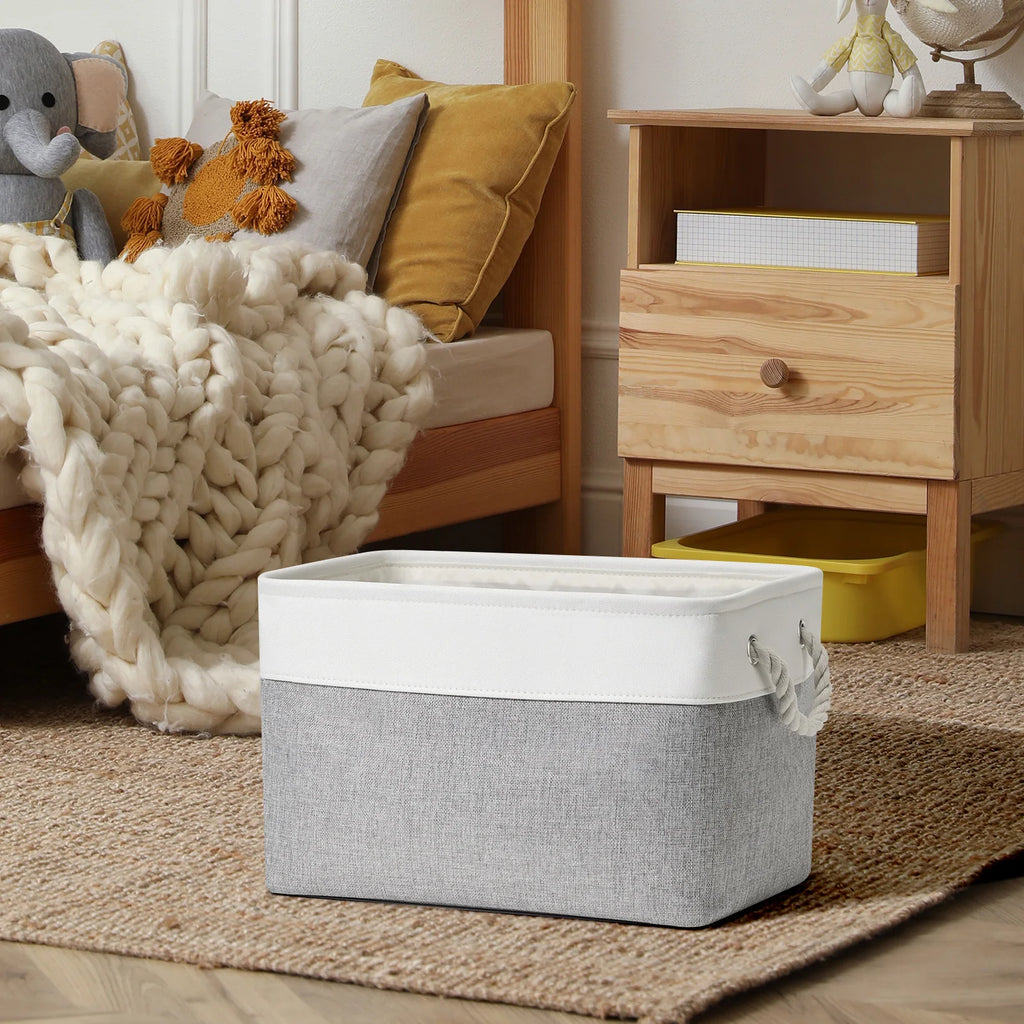 Storage Bins, Foldable Storage Cubes,Fabric Cubes Storage Basket, Decorative Storage Basket for Home, Shelves Organizers