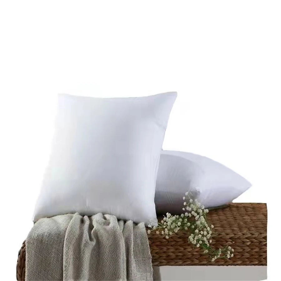 Classic 45x45cm Solid Color Cushion Core Soft Head Pillow Inner PP Cotton Filling Funny Health Care Customized Cushion Filler