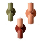 Vintage Nordic Dual-Head Wall Lamp - Cream Style Modern Minimalist LED Light for Bedroom, Kids Room & Study - Creative Artistic