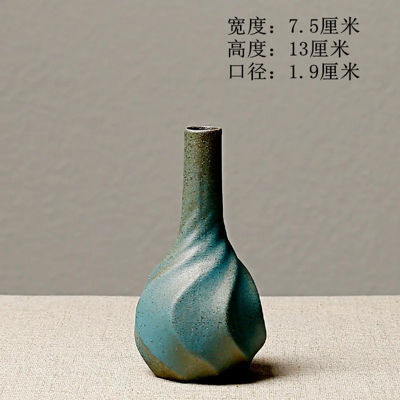 Abstract Terracotta Vase