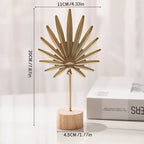 Elegant Gold Leaf Ornaments