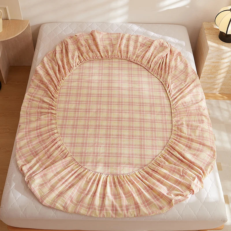 BotaniLuxe Floral Patchwork Cotton Fitted Sheet Exclusive