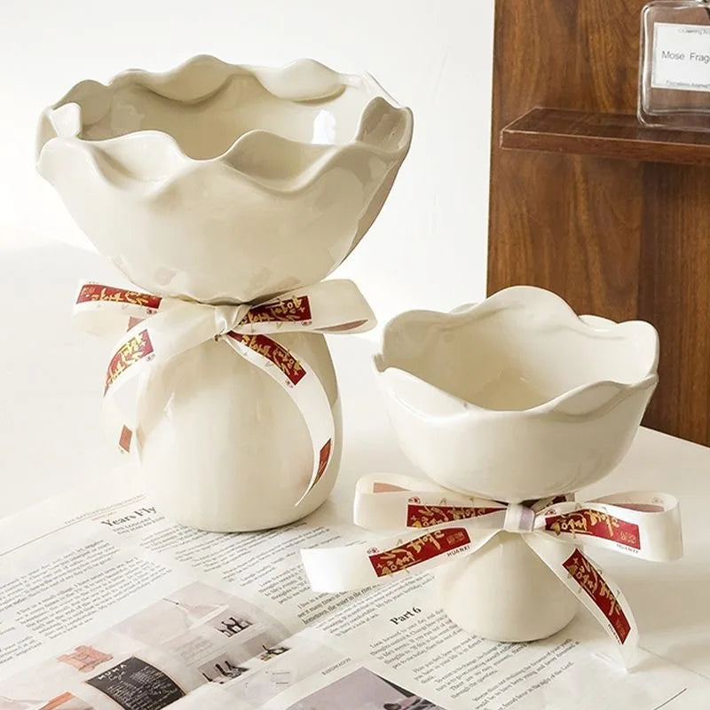 Ceramic Mood Vase | Luxury Porcelain Flower Vessel | Perfect Couple's Gift