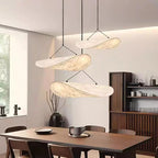 Wabi-Sabi Paper Pendant Chandelier | Luxury Nordic Ceiling Light for Living & Dining