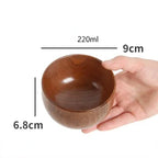 Elegant Jujube Wooden Bowls