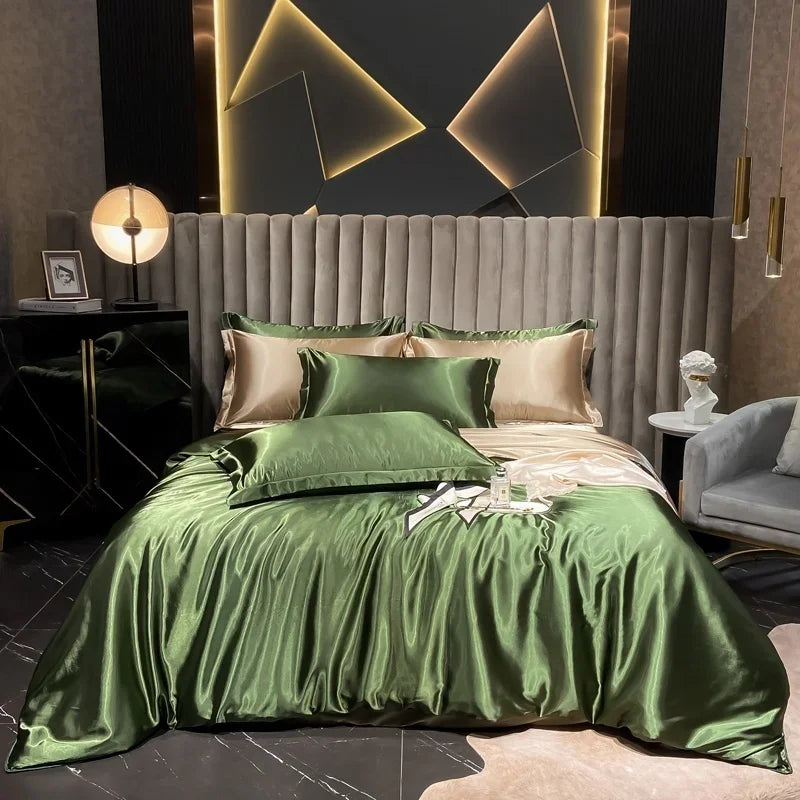 Lan Duo Mao Silk Blend Duvet Cover Set Mulberry Silk Edition