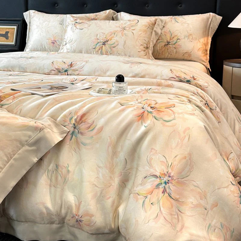 Lyocelluxe Floral Bedding Set Lyocell Collection Boutique