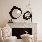 Black Wrought Iron Architectural Vase | Industrial Luxury Home Décor