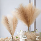 Six Pieces Artificial Pampas Grass For DIY Floral Arrangements Wedding Decor