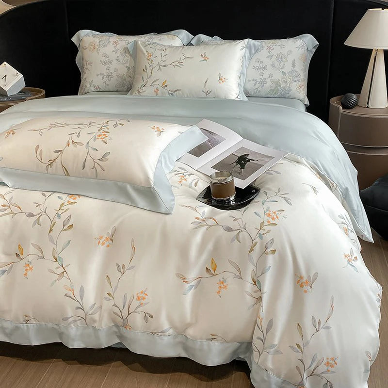 Lyocelluxe Floral Bedding Set Lyocell Collection Boutique