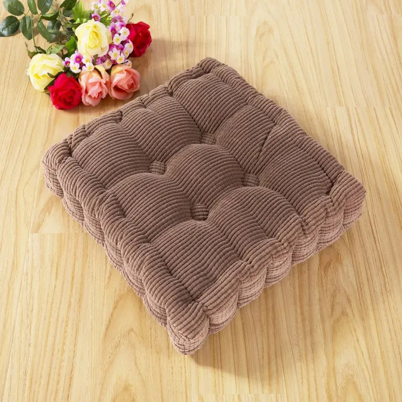 Xiao Qi Qi Corduroy Tatami Floor Cushion Elite Home Office