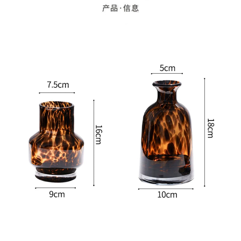 Leopard-Print Glass Vase | Bold Luxury Home Décor Statement Piece
