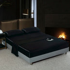 Lan Duo Mao Satin Flatsheet Set Solid Colour Boutique Edition